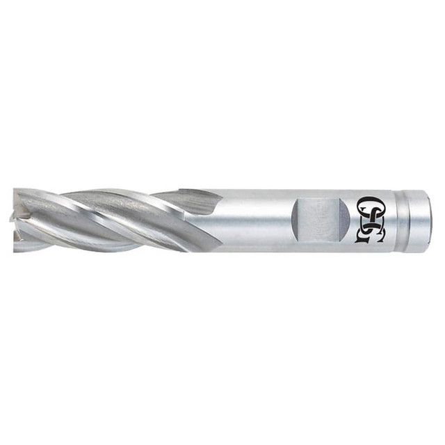 OSG 5408400 Square End Mill:  2" Shank Dia, 5.75" OAL, 6 Flutes, Cobalt