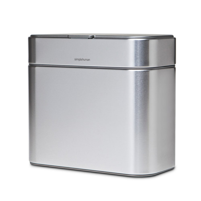 SIMPLEHUMAN LLC CW1645 simplehuman Compost Caddy, 1.06 Gallons, Silver