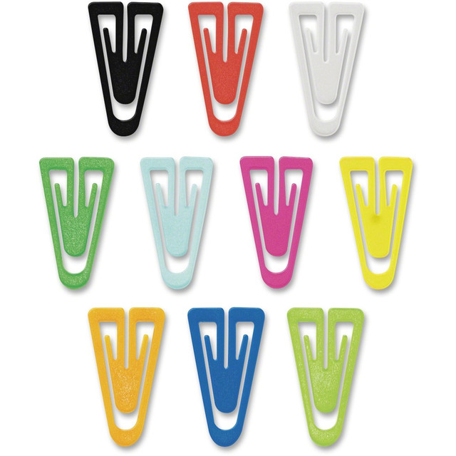 GEM OFFICE PRODUCTS,LLC PC0600 Gem Office Products Triangular Paper Clips, Box Of 200, Large, Assorted Colors GEM OFFICE PRODUCTS,LLC PC0600 Gem Office Products Triangular Paper Clips, Box Of 200, Large, Assorted Colors