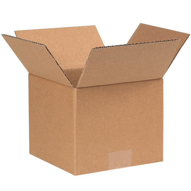 B O X MANAGEMENT, INC. 776 Partners Brand Corrugated Boxes, 7in x 7in x 6in, Kraft, Pack Of 25