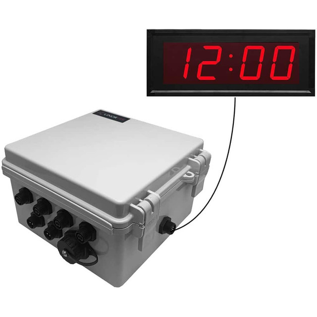 LinorTek 01-910-00082 Bells, Horns & Sirens; Type: IP Bell Timer Clock ; Explosion Proof: No ; Weatherproof: Yes ; Vibrating: Yes ; Voltage: 12V ac ; Overall Width (Decimal Inch - 4 Decimals): 12.0000