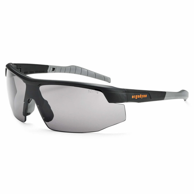 ERGODYNE CORPORATION 59033 Ergodyne Skullerz Safety Glasses, SkOll, Matte Black Frame Anti-Fog Smoke Lens