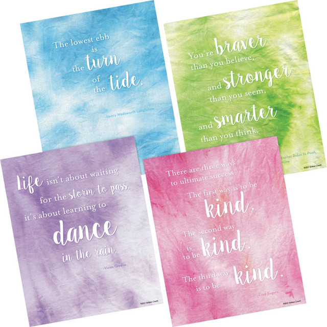 BARKER CREEK PUBLISHING, INC. 3117 Barker Creek Art Prints, 8in x 10in, Dancing In The Rain Tie-Dye And Ombre Collection, Pre-K To College, Set Of 4 Prints BARKER CREEK PUBLISHING, INC. 3117 Barker Creek Art Prints, 8in x 10in, Dancing In The Rain Tie-Dye And Ombre Collection, Pre-K To College, Set Of 4 Prints