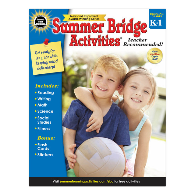 CARSON-DELLOSA PUBLISHING LLC 704696 Carson-Dellosa Summer Bridge Activities Workbook, 2nd Edition, Grades K-1