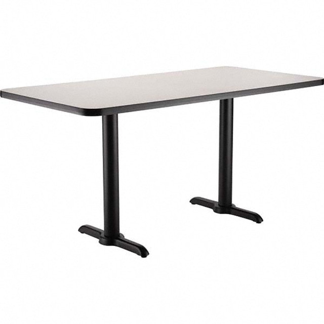 National Public Seating CT23042TDGY Breakroom Table: Grey Nebula Table Top, Rectangle, 42" OAL, 30" OAW, 30" OAH