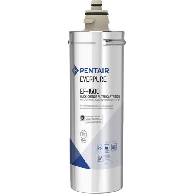 Pentair Everpure EV985850 Cartridge Filters; Filter Type: Filter Cartridge; Scale Inhibitor Cartridge ; Length (Inch): 10-1/4 ; Outside Diameter (Inch): 3-1/4 ; Micron Rating: 0.5 ; Construction: Solid ; Material: Carbon; Phosphate