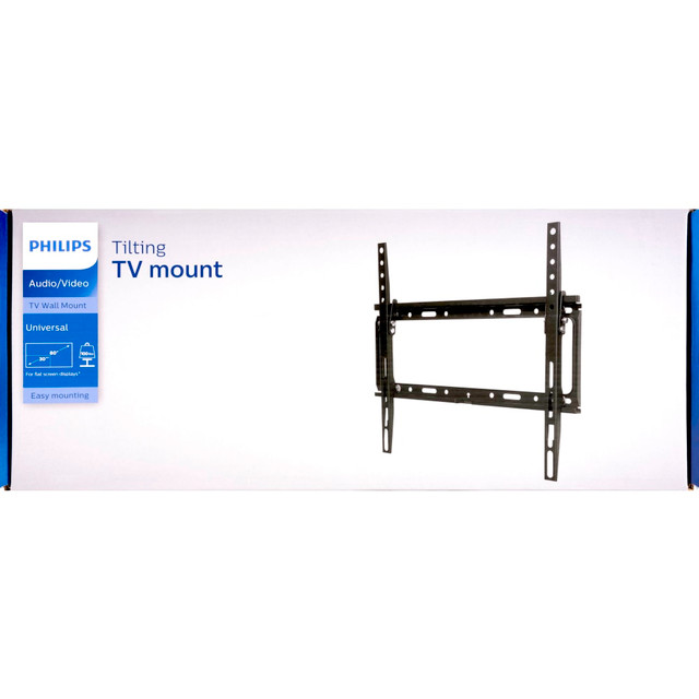JASCO SQM7442/27 Philips Flat-Screen TV Tilt Wall Mount, Small/Medium, Black