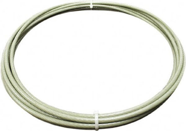 Loos & Co. GC124XXXX-0050C 50' Long, 3/8" x 3/8" Diam, Galvanized Steel Wire Rope