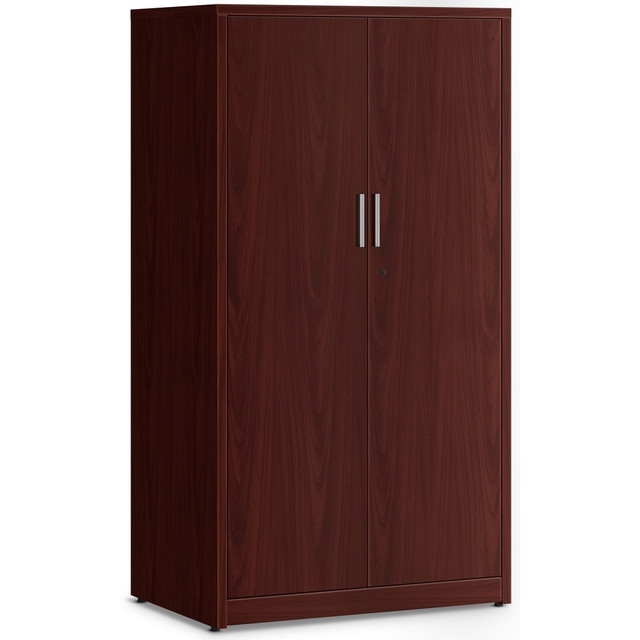 HNI CORPORATION 105299NN HON 10500 Series Mahogany Laminate Office Desking - 5 Shelve(s) - 3 Adjustable Shelf(ves) - Finish: Thermofused Laminate (TFL), Mahogany Laminate HNI CORPORATION 105299NN HON 10500 Series Mahogany Laminate Office Desking - 5 Shelve(s) - 3 Adjustable Shelf(ves) - Finish: Thermofused Laminate (TFL), Mahogany Laminate
