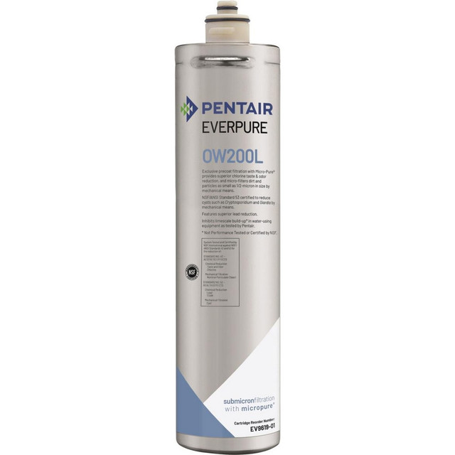 Pentair Everpure EV961906 Cartridge Filters; Filter Type: Filter Cartridge; Scale Inhibitor Cartridge ; Length (Inch): 17 ; Outside Diameter (Inch): 3-1/4 ; Micron Rating: 0.5 ; Construction: Pleated ; Material: Carbon; Phosphate