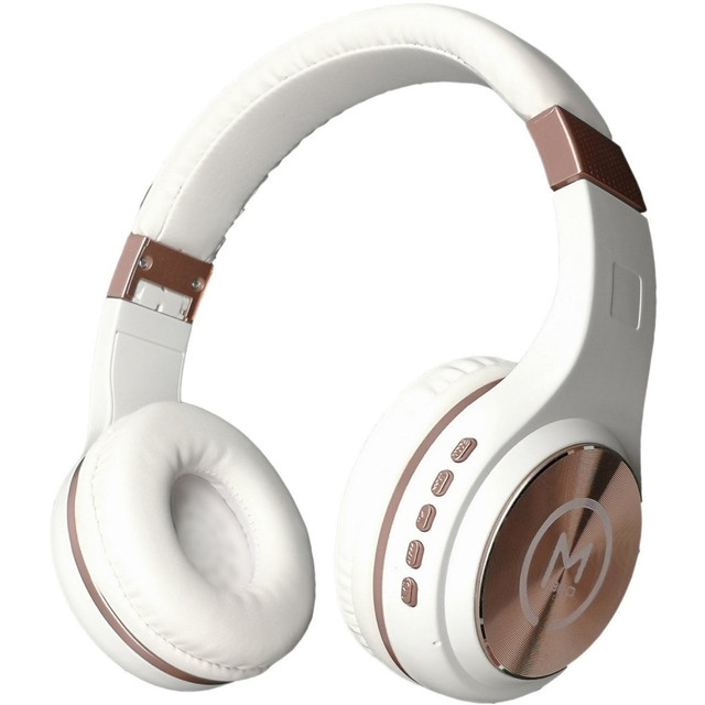 MORPHEUS HP5500R 360 SERENITY Wireless Over-the-Ear Headphones, Hi-Fi Stereo, Wireless Headset with Microphone, HP5500R - Stereo - Mini-phone (3.5mm) - Wired/Wireless - Bluetooth - 32 Ohm - 20 Hz - 22 kHz - Over-the-head - Rose Gold, White MORPHEUS HP5500R 360 SERENITY Wireless Over-the-Ear Headphones, Hi-Fi Stereo, Wireless Headset with Microphone, HP5500R - Stereo - Mini-phone (3.5mm) - Wired/Wireless - Bluetooth - 32 Ohm - 20 Hz - 22 kHz - Over-the-head - Rose Gold, White