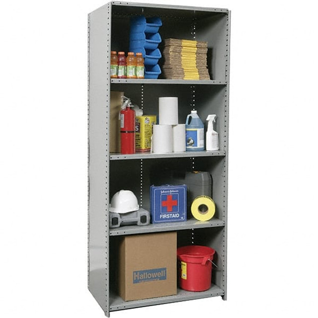 Hallowell 5520-24HG 5 Shelf, 800 Lb. Capacity, Closed Shelving Starter Unit