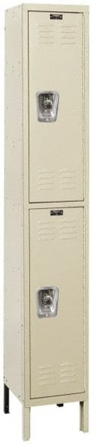 Hallowell URB1288-2A-PT 1-Wide Locker: 12" Wide, 17" Deep, 78" High, Padlock