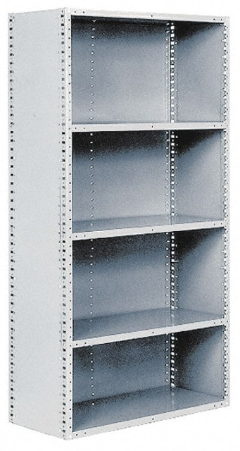 Hallowell A5720-12HG 5 Shelf, 400 Lb. Capacity, Closed Shelving Add-On Unit