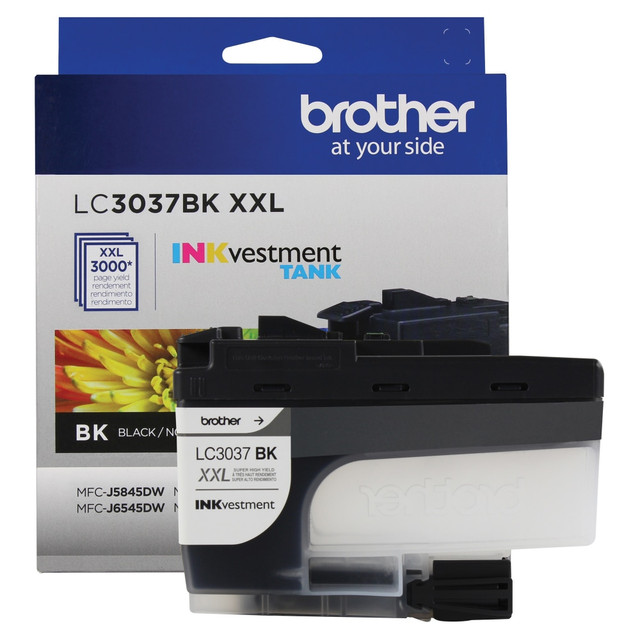 BROTHER INTL CORP LC3037BKS Brother LC3037 Black Extra-High-Yield Ink Cartridge, LC3037BKS