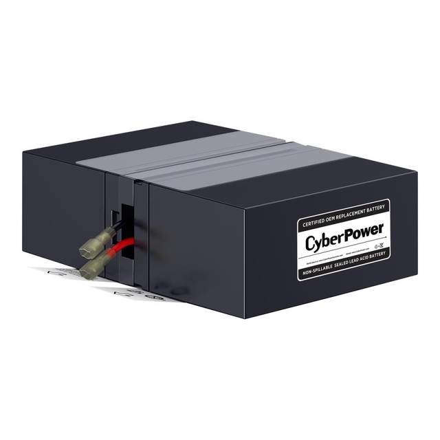 CYBERPOWERPC CyberPower RB1280X2D  RB1280X2D Replacement Battery Cartridge - 2 X 12 V / 7.2 Ah Sealed Lead-Acid Battery, 18MO Warranty