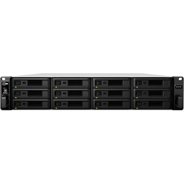 SYNOLOGY AMERICA CORP. Synology RX1217  RX1217 Drive Enclosure - Infiniband Host Interface Rack-mountable - 12 x HDD Supported - 12 x SSD Supported - 12 x Total Bay - 12 x 2.5in/3.5in Bay