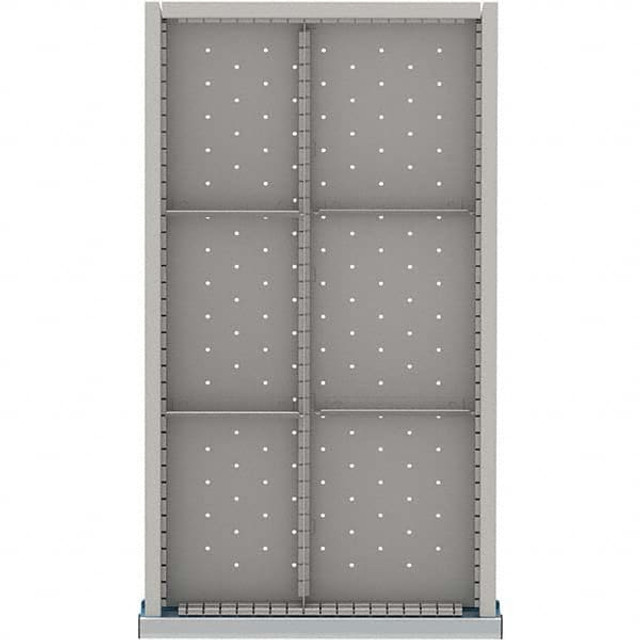 LISTA NWDR106-100 6-Compartment Drawer Divider Layout for 3.15" High Drawers