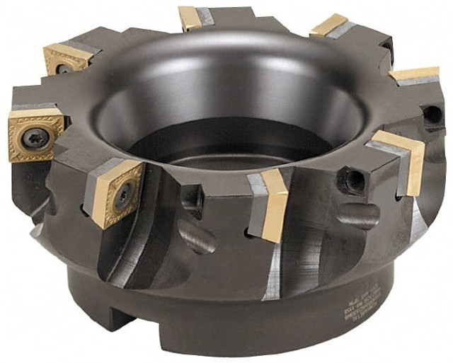 Kennametal 1229079 2-1/2" Cut Diam, 1" Arbor Hole Diam, 0.258" Max Depth, Indexable Square-Shoulder Face Mill