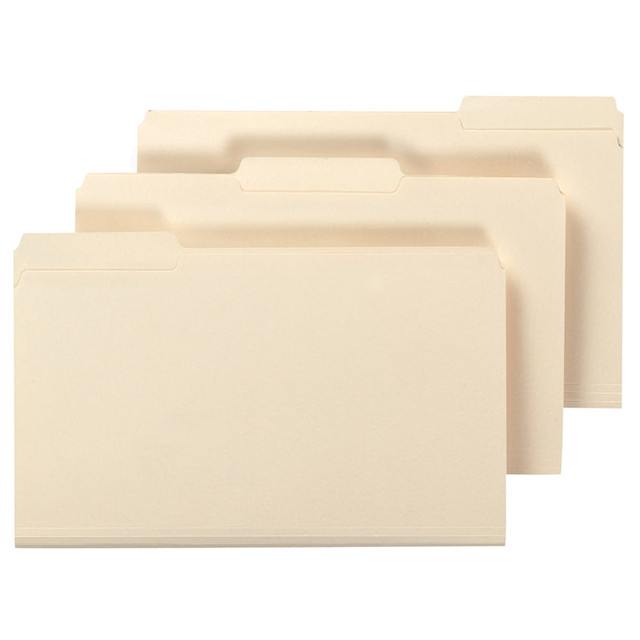 SMEAD MFG CO 810846 Office Depot Brand File Folders, 1/3 Cut, Legal Size, 30% Recycled, Manila, Pack Of 100 SMEAD MFG CO 810846 Office Depot Brand File Folders, 1/3 Cut, Legal Size, 30% Recycled, Manila, Pack Of 100