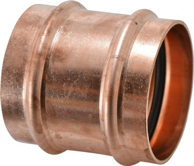 NIBCO 9020750PC Wrot Copper Pipe Coupling: 3" Fitting, P x P, Press Fitting, Lead Free