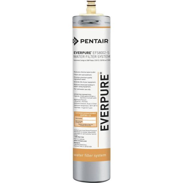 Pentair Everpure EV978112 Cartridge Filters; Length (Inch): 14 ; Outside Diameter (Inch): 4 ; Micron Rating: 5 ; Construction: Solid ; Material: Carbon; Phosphate ; Reduces: Chlorine; Limescale; Sediment; Taste & Odor