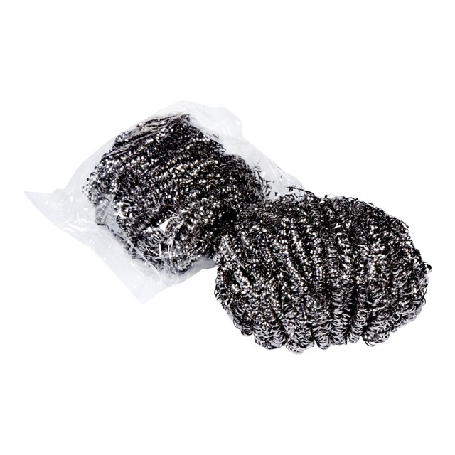 3M CO 84 Scotch-Brite Stainless Steel Scrubber, No. 84, 1.75 Oz, Silver, Box Of 12