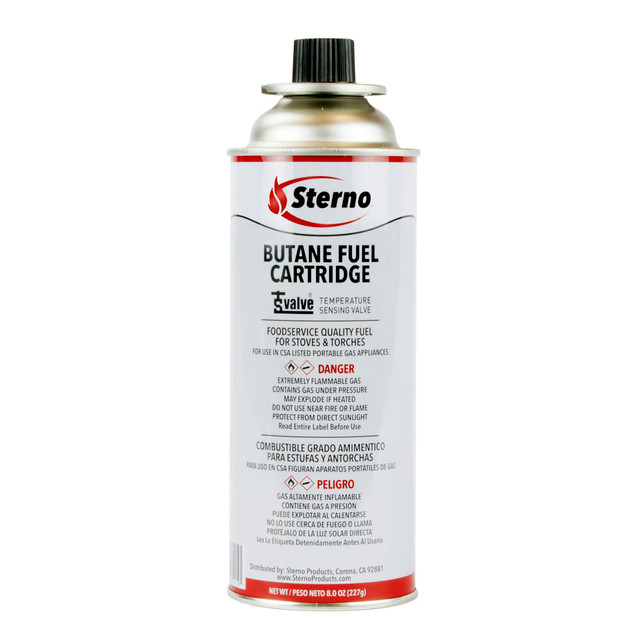 STERNO PRODUCTS, LLC 50162 Sterno Butane Fuel Cartridge, 8 Oz STERNO PRODUCTS, LLC 50162 Sterno Butane Fuel Cartridge, 8 Oz