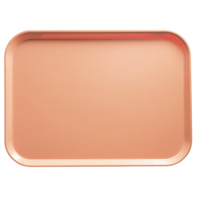 CAMBRO MFG. CO. Cambro 1520117  Camtray Rectangular Serving Trays, 15in x 20-1/4in, Dark Peach, Pack Of 12 Trays