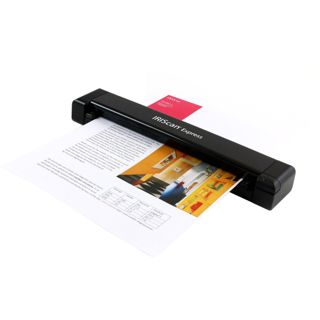 IRIS USA, INC. 458511 Iris IRIScan Express 4 USB Portable Sheetfed Scanner, 458511