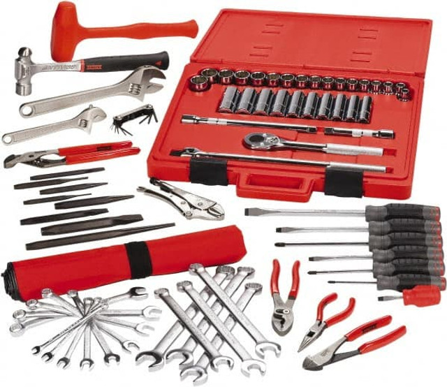 Proto J99311A 77 Piece 3/8, 1/2" Drive Master Tool Set