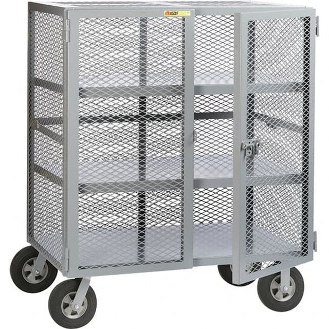 Little Giant. SC2246010SR Security Cart: 1,500 lb Capacity, 2 Shelf