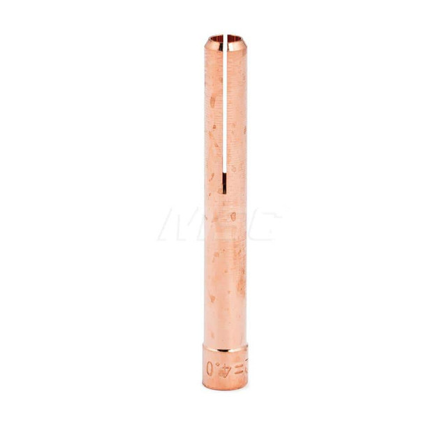 Lincoln Electric KP4750-532 TIG Torch Collets & Collet Bodies; Product Type: Collet ; Hole Diameter: 0.1560 ; Material: Copper Alloy ; For Use With: 17/18/26 TIG Torches using 5/32" Tungsten Electrodes; 17/18/26 TIG Torches using 5/32" Tungsten Elect