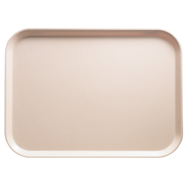 CAMBRO MFG. CO. Cambro 1520106  Camtray Rectangular Serving Trays, 15in x 20-1/4in, Light Peach, Pack Of 12 Trays