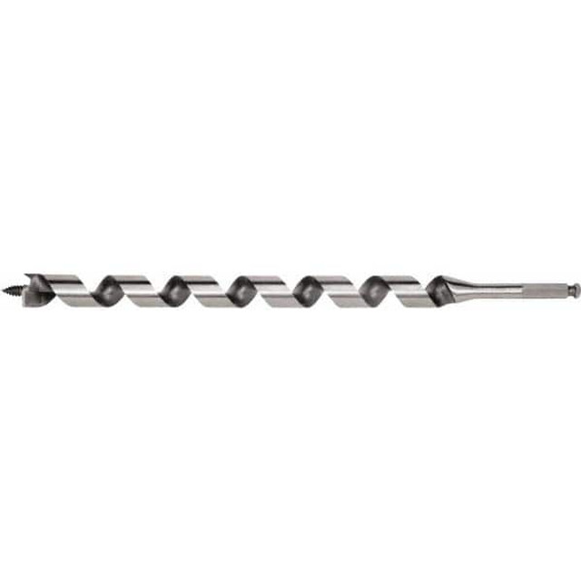 Irwin 1826636 11/16", 7/16" Diam Hex Shank, 24" Overall Length with 21" Twist, Utility Auger Bit