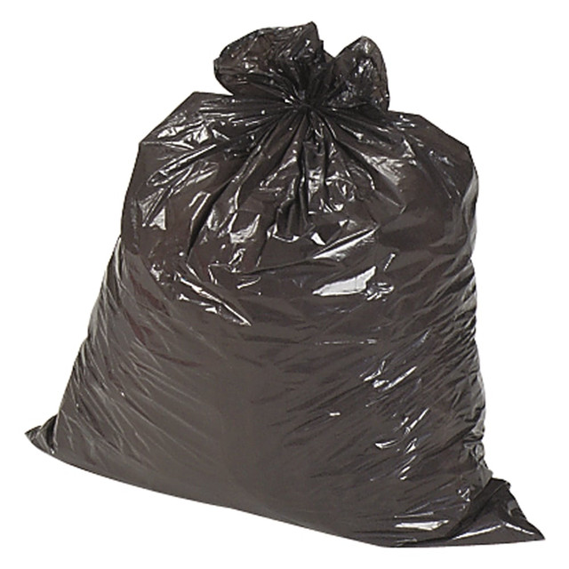 GENUINE JOE 02150 2-Ply Can Liners, 33 Gallons, Brown/Black, Box Of 250 GENUINE JOE 02150 2-Ply Can Liners, 33 Gallons, Brown/Black, Box Of 250