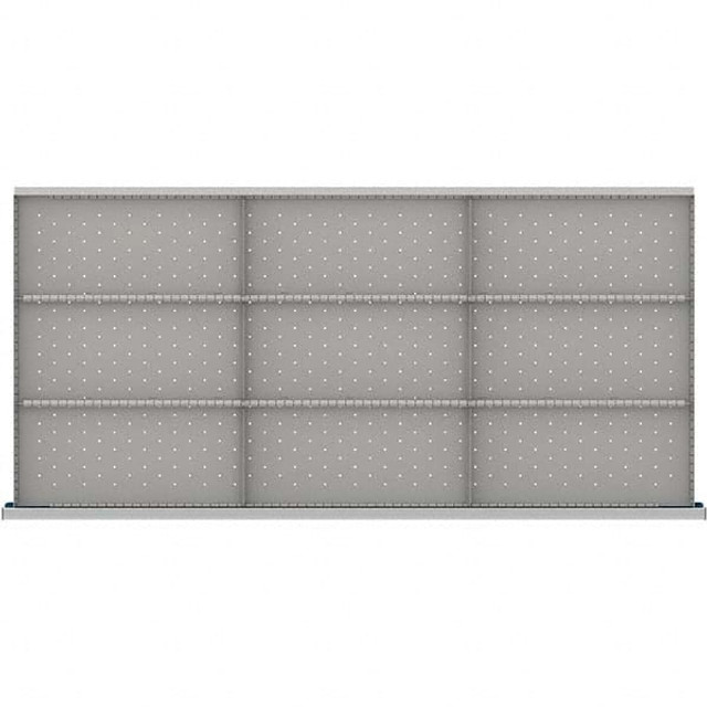LISTA DWDR-LR209-100 9-Compartment Drawer Divider Layout for 3.15" High Drawers