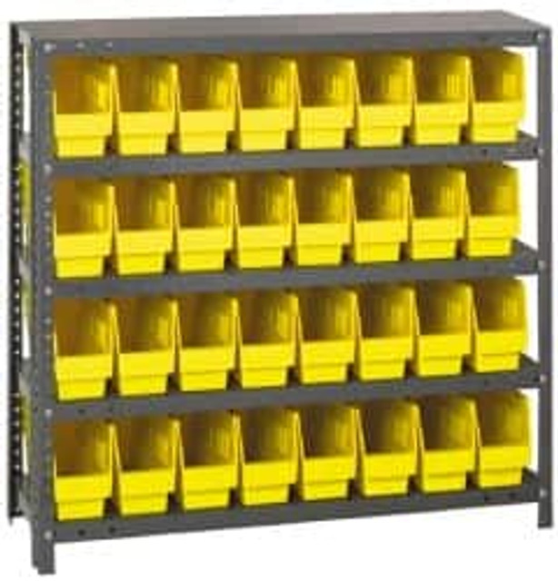 Quantum Storage 1839-203YL 32 Bin Store-More Shelf Bin System