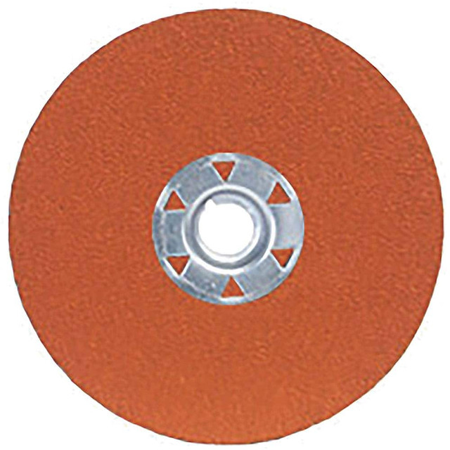 Norton 66254425336 Fiber Disc: 5" Disc Dia, 24 Grit, Ceramic Alumina
