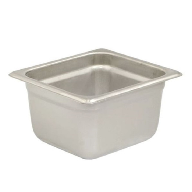 BROWNE & CO. 22164 Hoffman Tech Browne Stainless Steel Steam Table Pans, 1/6 Size, Silver, Pack Of 48 Pans