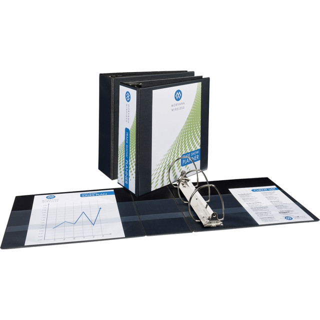 AVERY PRODUCTS CORPORATION 09800BD Avery Durable View Binders- 4in Ring, 8 1/2in x 11in, Black, Pack Of 3 AVERY PRODUCTS CORPORATION 09800BD Avery Durable View Binders- 4in Ring, 8 1/2in x 11in, Black, Pack Of 3