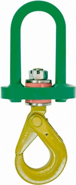 Machining & Welding 16358 #5 Hook, 2 Ton Capacity, Alloy Steel Swivel Hoist Hook