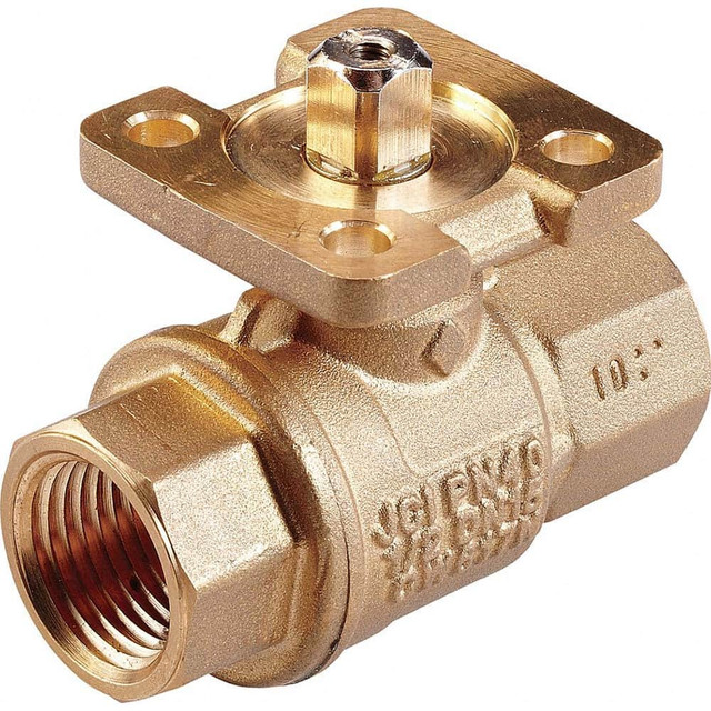 Johnson Controls VG1245AG 2-Way Manual Ball Valve: 1/2" Pipe, NPT(F) Port, Stainless Steel