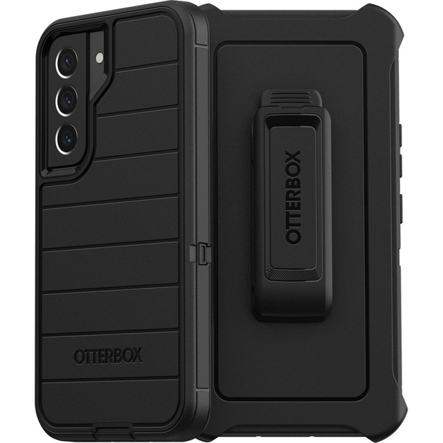 OTTER PRODUCTS LLC 77-86573 OtterBox Defender Series Pro Rugged Carrying Case Holster For Samsung Galaxy S22, Black OTTER PRODUCTS LLC 77-86573 OtterBox Defender Series Pro Rugged Carrying Case Holster For Samsung Galaxy S22, Black