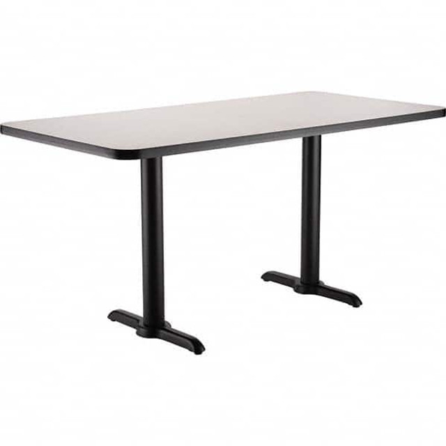 National Public Seating CT23048TDGY Breakroom Table: Grey Nebula Table Top, Rectangle, 48" OAL, 30" OAW, 30" OAH