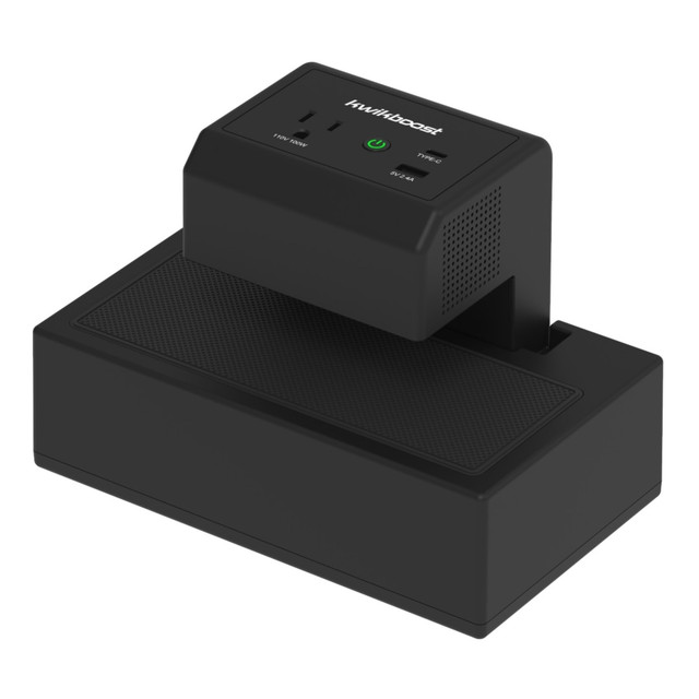 H. WILSON COMPANY KBEP-CGR Luxor EdgePower Clamp-On Charging Station, Black H. WILSON COMPANY KBEP-CGR Luxor EdgePower Clamp-On Charging Station, Black
