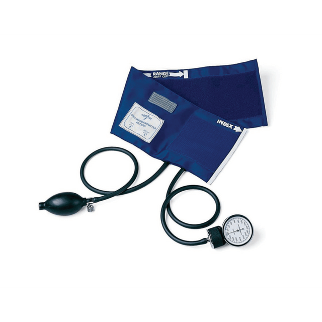 MEDLINE INDUSTRIES, INC. MDS9388 Medline PVC Handheld Aneroid, Large Adult, Black