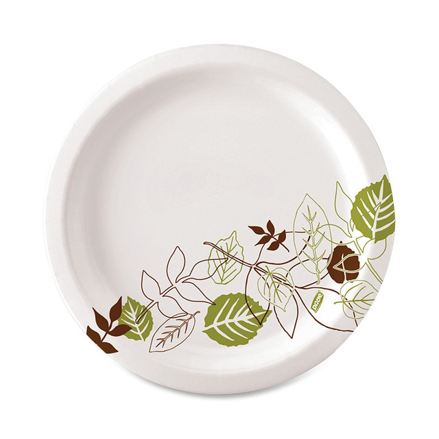 DIXIE FOODS UX7WSPK DIXIE 6 7/8IN MEDIUM-WEIGHT PAPER PLATES BY GP PRO (GEORGIA-PACIFIC), PATHWAYS, PACK of 125 PLATES
