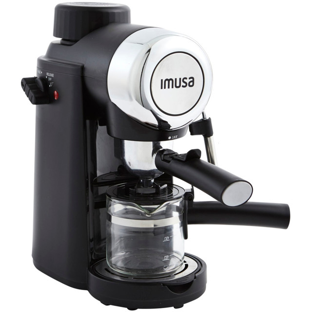 IMUSA USA LLC GAU18217 IMUSA 4-Cup Espresso/Cappuccino Maker, Black IMUSA USA LLC GAU18217 IMUSA 4-Cup Espresso/Cappuccino Maker, Black