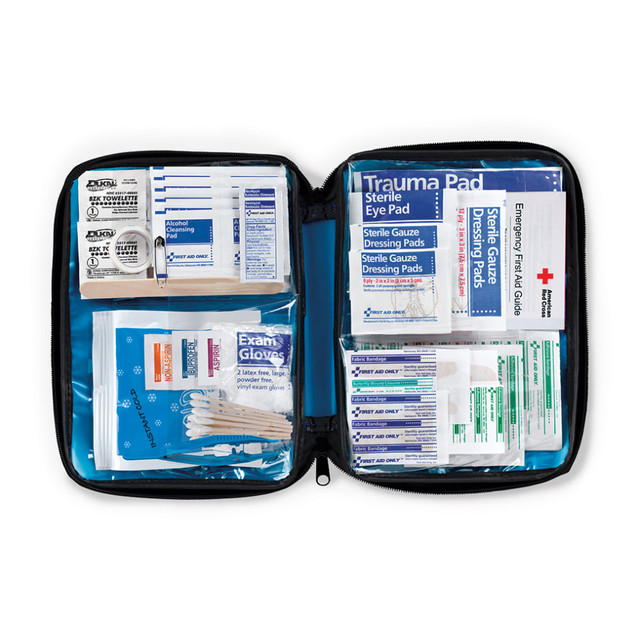 FIRST AID ONLY, INC. FAO-428 First Aid Only All Purpose Softsided First Aid Kit, Blue, 131 Pieces FIRST AID ONLY, INC. FAO-428 First Aid Only All Purpose Softsided First Aid Kit, Blue, 131 Pieces